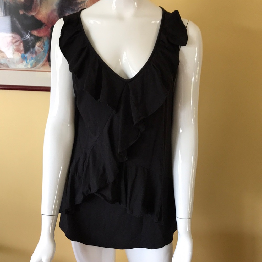 Black Pima Cotten Blouse